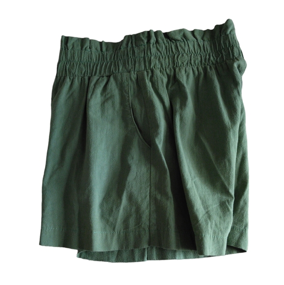 Kendall Lane XS Green High Waist Shorts With Pockets - Picture 3 of 11